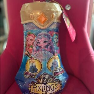 Magic mixies pixkings Potion Bottle Toy - Blue and Gold